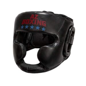 casque de boxe intégral en cuir