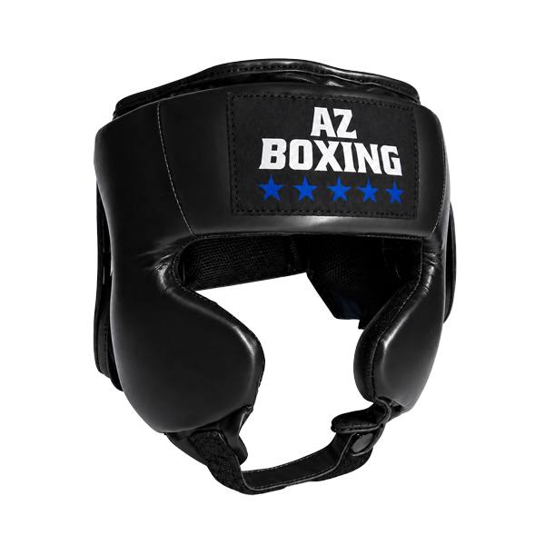 Casque de protection débutant pour sport de combat de couleur noir