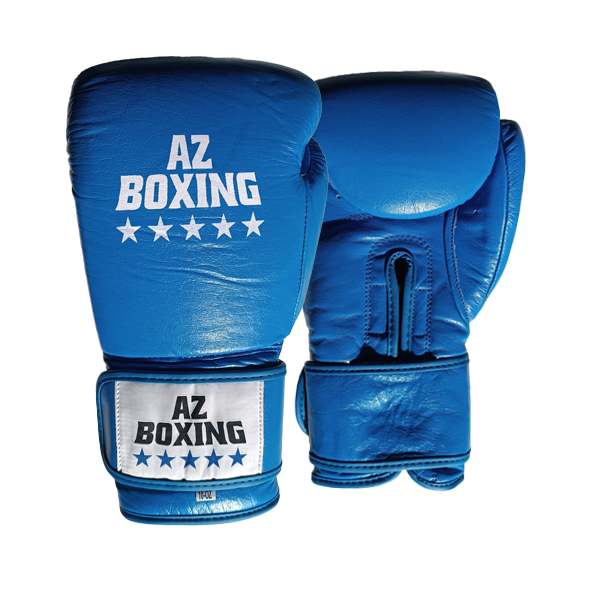 gants compétition bleu