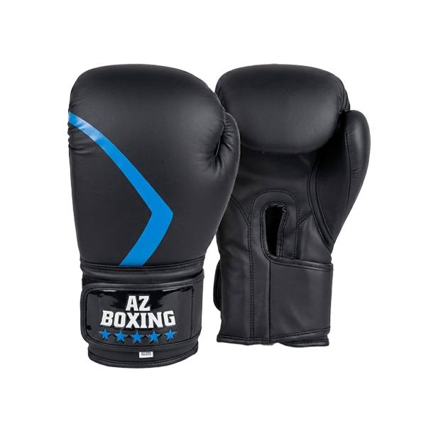 gants de boxe noir mat